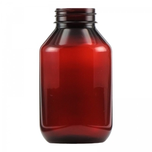 270ml Amber PET Tablet Bottle With 38mm TE Screw Neck