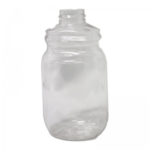 350ml Clear PET Honey Squeeze Bottle With 28mm Push On Neck