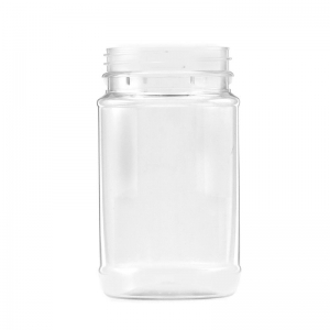 375ml Clear Round PET Jar With 63mm TE Screw Neck