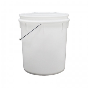 25L Natural HDPE Gp Pail With Bungthread With Push On Neck