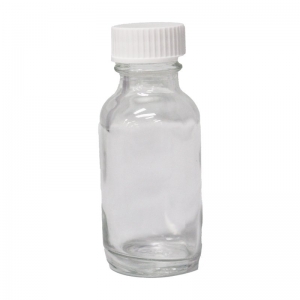 25ml Flint Glass Round P/Pack With 20mm 400 Screw Cap