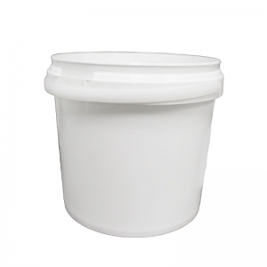 4.4L White HDPE Superlift Pail With Push On Neck