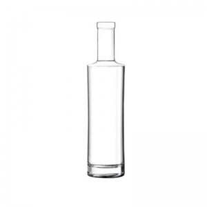 375ml Flint Glass Kendo Bottle With Cork Neck