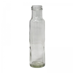250ml Clear Cylindrical Sauce Bottle with 38mm Twist Neck