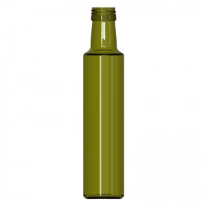 250ml Antique Green Dorica Bottle with 31.5mm ROPP Neck (Ctn 24)