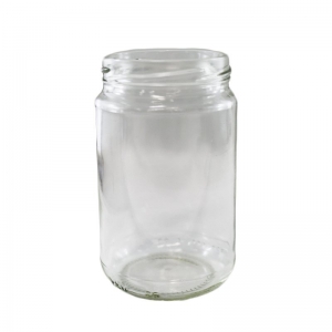 314ml Clear Round Food Jar with 63mm Twist Neck (CTN 24)