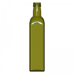 500ml Antique Green Marasca Bottle with 31.5mm ROPP Neck (Ctn 24)