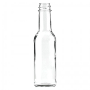 150ml Flint Glass Table Sauce Bottle with 28mm Snap & Screw Neck (Bulk Pallet)