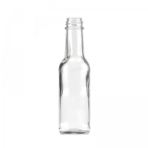 150ml Flint Glass Table Sauce Bottle with 28mm Snap & Screw Neck (Ctn 40)