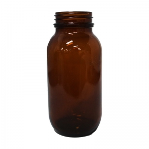 250ml Amber Glass Tablet Bottle with 45mm Tampertel Finish