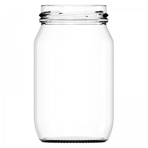 250ml Flint Glass Round Food Jar with 58mm Twist Neck (Bulk Pallet)