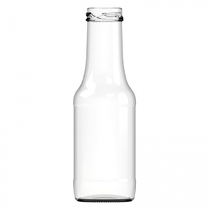 300ml Flint Glass Condiment Bottle With 38mm Twist Neck